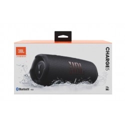 Altavoz con Bluetooth JBL Charge 5/ 40W/ 1.0/ Negro