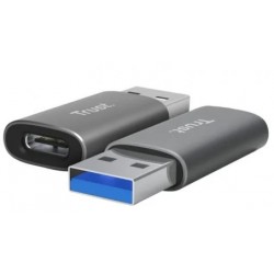 Adaptador Trust Calyx USB 3.2 GEN2 / USB Tipo C Fêmea - USB Macho
