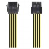 Cabo de alimentação para microprocessador Aisens A131-0419/ Molex -4+4 pinos macho - Molex 8 pinos fêmea/ 30 cm