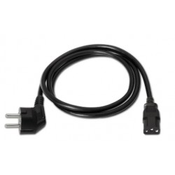 Cabo de alimentação para CPU Aisens A132-0170/ CEE7 macho - C13 fêmea/ Até 1500 W/ 10 m
