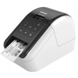 Impressora de etiquetas Brother QL-810WC/ Térmica/ Largura da etiqueta 62 mm/ USB-WiFi/ Branca e preta