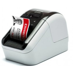 Impressora de etiquetas Brother QL-810WC/ Térmica/ Largura da etiqueta 62 mm/ USB-WiFi/ Branca e preta