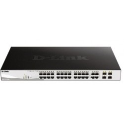 Switch D-Link Smart Plus DGS-1210-28MP 28 Portas/RJ-45 10/100/1000 PoE/SFP