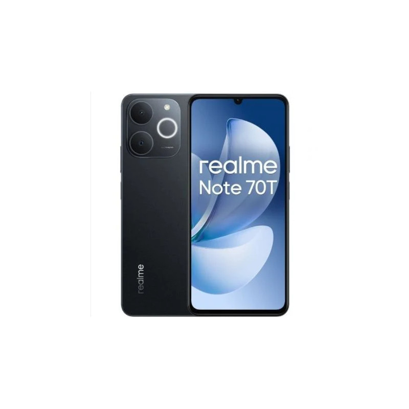 Smartphone Realme Note 70T 4GB/ 256GB/ 6.74"/ Negro Obsidiana