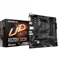 Placa-mãe Gigabyte A520M DS3H soquete AM4