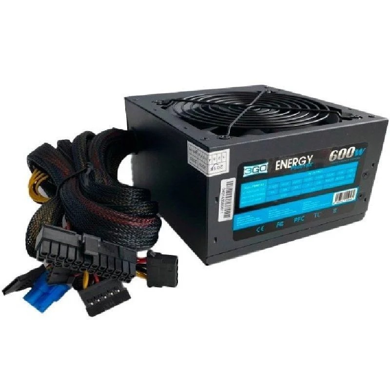 Fonte de alimentação 3GO PS601SX/ 600 W