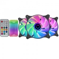 Pacote 3 Ventiladores Mars Gaming MF-3DKIT