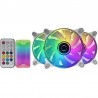 Pacote 3 Ventiladores Mars Gaming MF-3DKITW