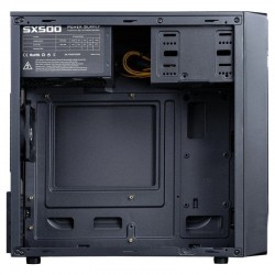 Hiditec Q2PRO PSU Minitower Box com fonte de alimentação de 500 W