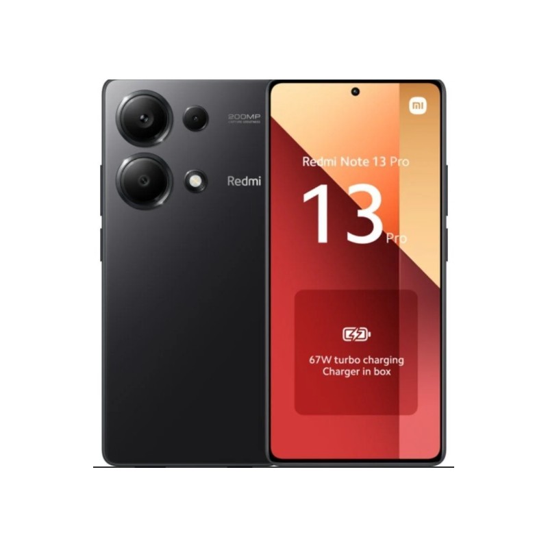 Smartphone Xiaomi Redmi Note 13 Pro NFC 8GB/ 256GB/ 6.67"/ Preto