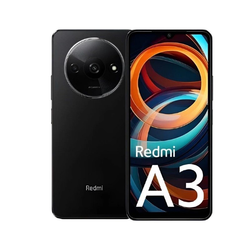 Smartphone Xiaomi Redmi A3 4GB/ 128GB/ 6.71"/ Preto meia