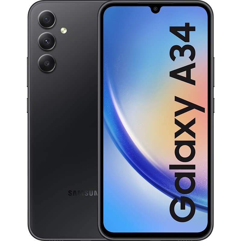 Smartphone Samsung Galaxy A34 8GB/ 256GB/ 6.6"/ 5G/ Preto
