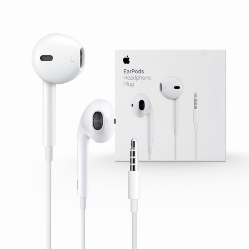 Fones de ouvido Apple EarPods com microfone/entrada de 3,5 mm