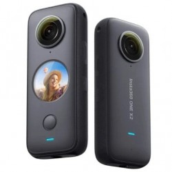 Câmera digital esportiva Insta360 One X2/ 5.7K/ Ângulo de visão 360º/ Preto
